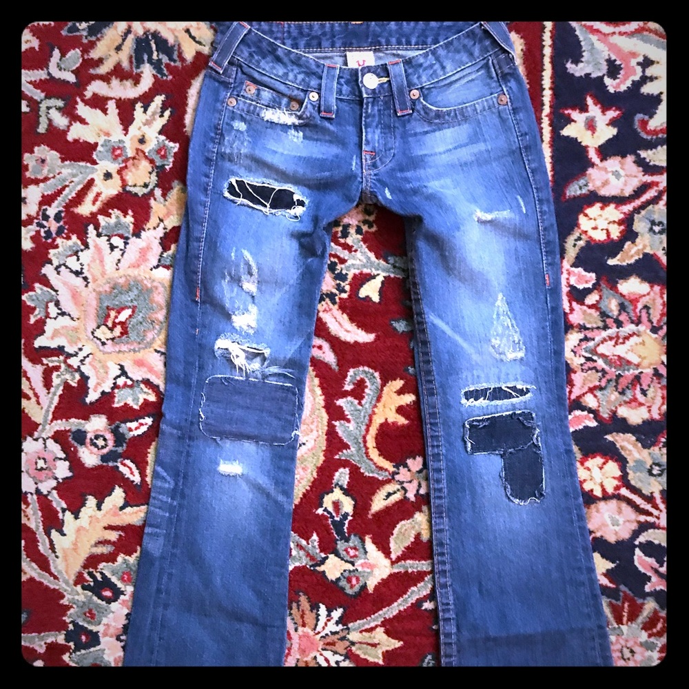 NWOT TRUE RELIGION BOBBY PATCHWORK💥NOT FIR SALE💥
